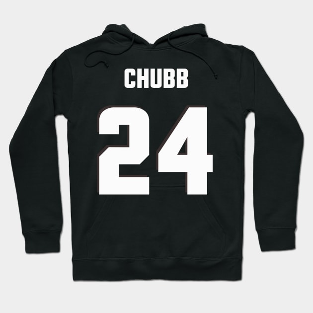 Nick Chubb Browns Hoodie by telutiga